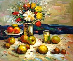 Tranh sơn dầu hoa quả